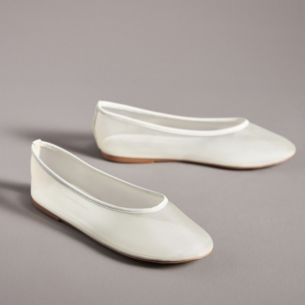 Anthropologie mesh flats